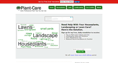 Desktop Screenshot of plant-care.com