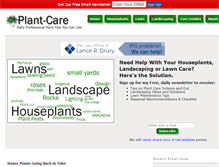 Tablet Screenshot of plant-care.com